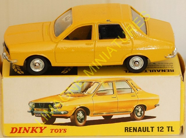 Dinky Toys Renault 12 TL Ref 1424 Spain - Boite origine - Collection